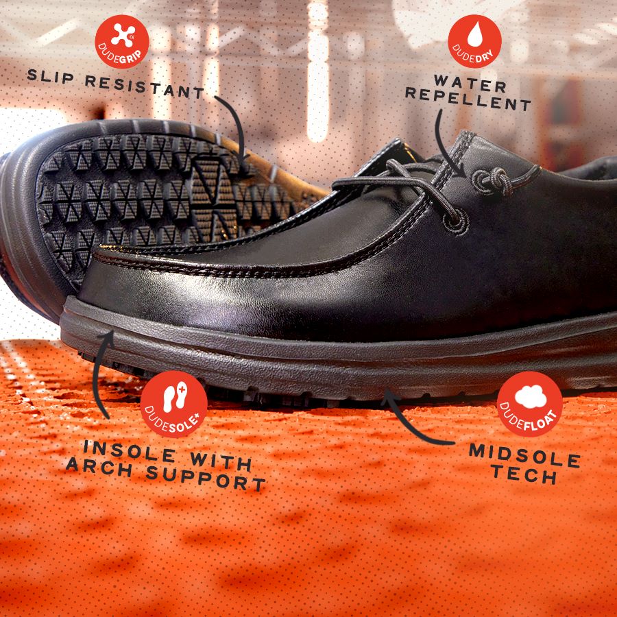 Wally Work CE Classic Slip Resistant - Black - Image 2