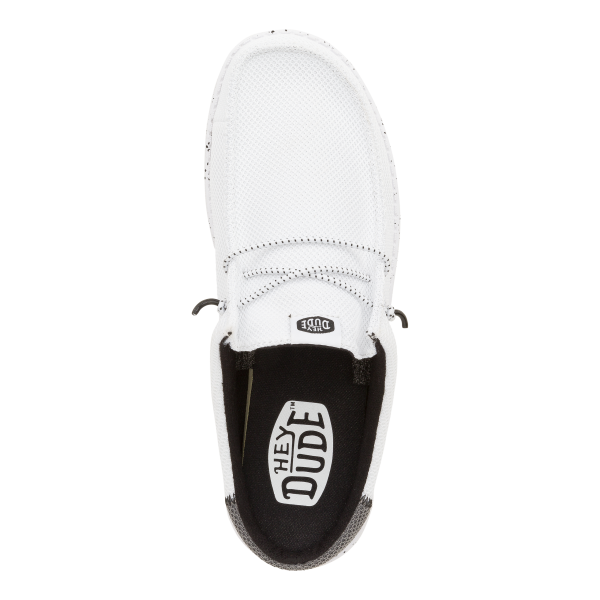 Wally Slip Varsity - White/Black