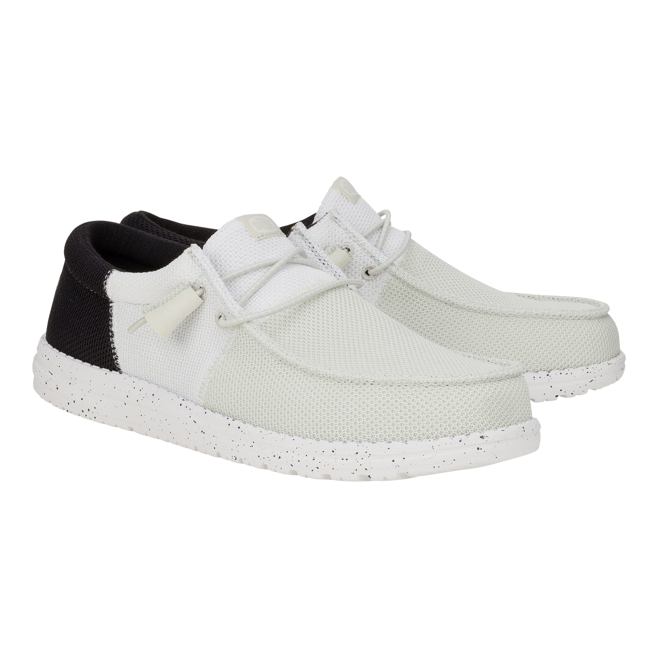 Wally Tri Varsity Mesh - White/Black - Image 2