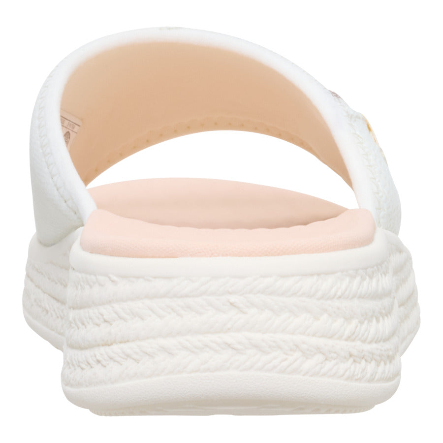 Tide Espadrille Slide - Off White/Tan - Image 5