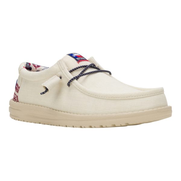 Wally Texas Flag - Bone White