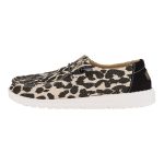Wendy Leopard Sparkle Wide - Leopard Tan