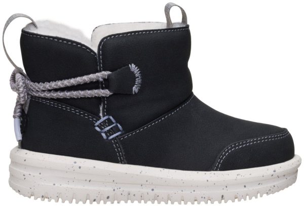 Camden Bow Boot Toddler Cozy - Black