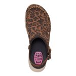 Delray Clog Suede - Brown Leopard